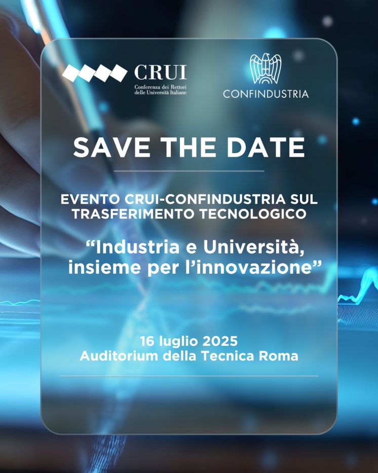 Evento CRUI-CONFINDUSTRIA sul Trasferimento Tecnologico